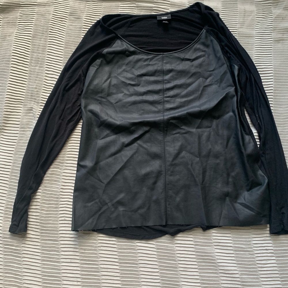 Mossimo size XL black long sleeve top